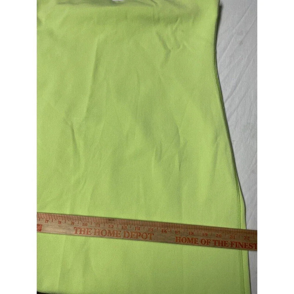 COS Bandeau Midi Bandeau Tube Dress Large Womens Green Party Dopamine Stretch - Picture 9 of 10